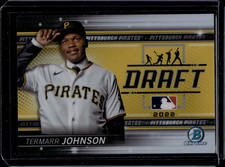 2022 Bowman Draft Chrome Termarr Johnson REFRACTOR DRAFT NIGHT #199/250 Pirates