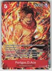 Portgas D. Ace (Illustration Box Vol.5) ST15-005 One Piece Promo SR Foil