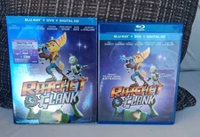 Ratchet  Clank (Blu-ray/DVD, 2016, 2-Disc Set) Free Shipping Dust Cover CIB