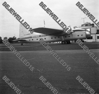 Old Aircraft Negative...Bristol Freighter 170...G AMWB...Silver City.......#181