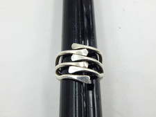 Mexico 925 Sterling Silver Wrap Style Statement Ring