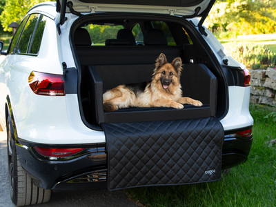 CopcoPet Hunde-Reisebett Autohundebett Hundebett Kofferraum Kunstleder Autositz