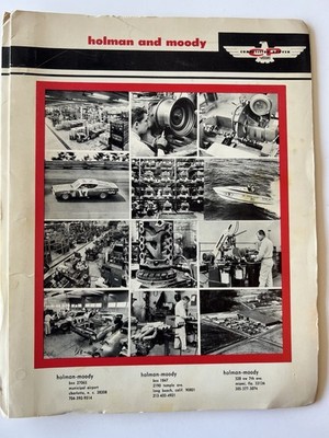Holman Moody High Performance Parts Illustrations Catalog 1969 Ford NASCAR GT40