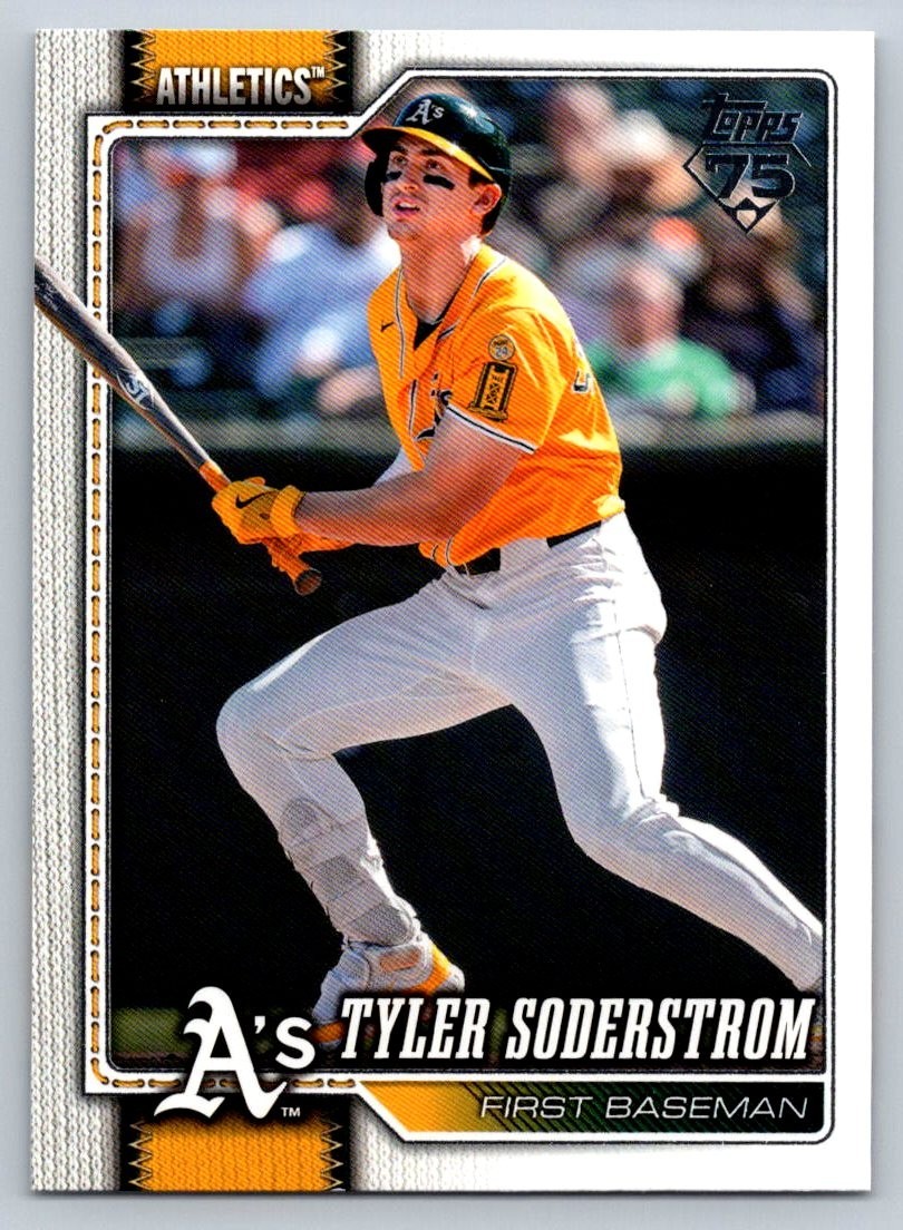 Tyler Soderstrom 564 2026 Topps 75 Years of Topps Athletics