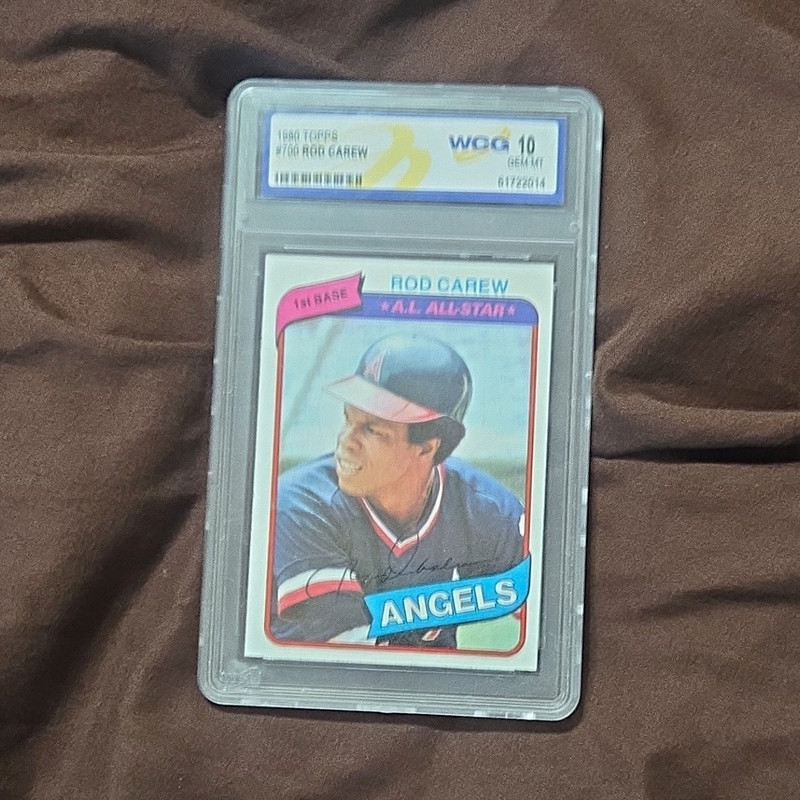 Topps 1980 Topps Rod Carew #700 WCG 10 Graded California Angels MLB Card