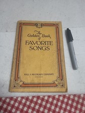 The Golden Book Of Favorite Songs 1946 Sc Antique Music Hall Mccreary