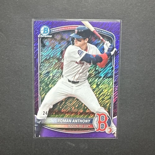 2025 Bowman Chrome - Prospects Roman Anthony #BCP-167  Purple Shimmer 247/250