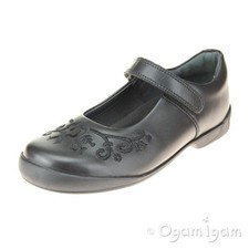 Image of Start-rite Hopscotch Girls Black School Shoe