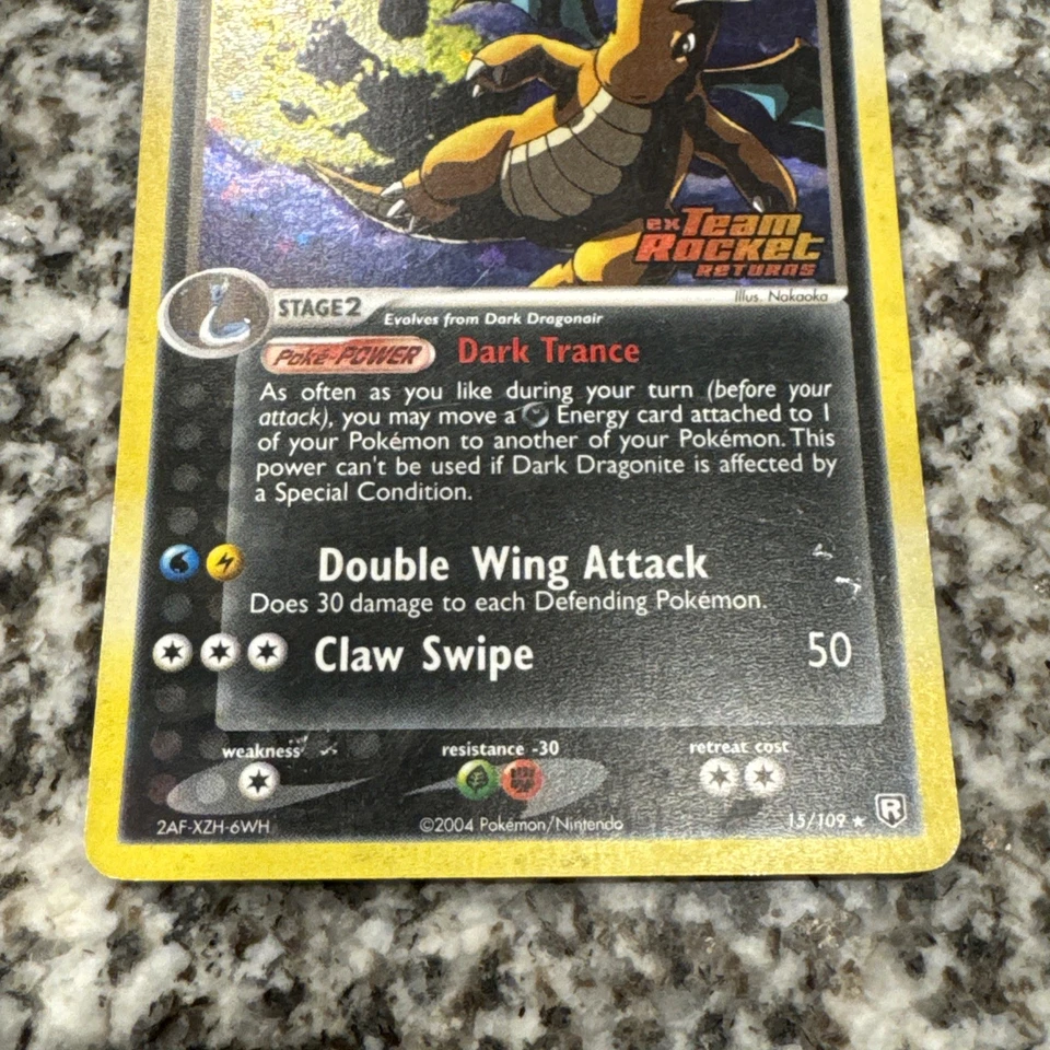 Pokemon Ex Team Rocket Returns Dark Dragonite 15/109 Reverse Holo - Image 2 of 4