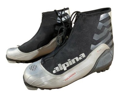 Alpina T10 Nordic Cross Country Ski Boots Size EU41 US8 NNN bindings 774