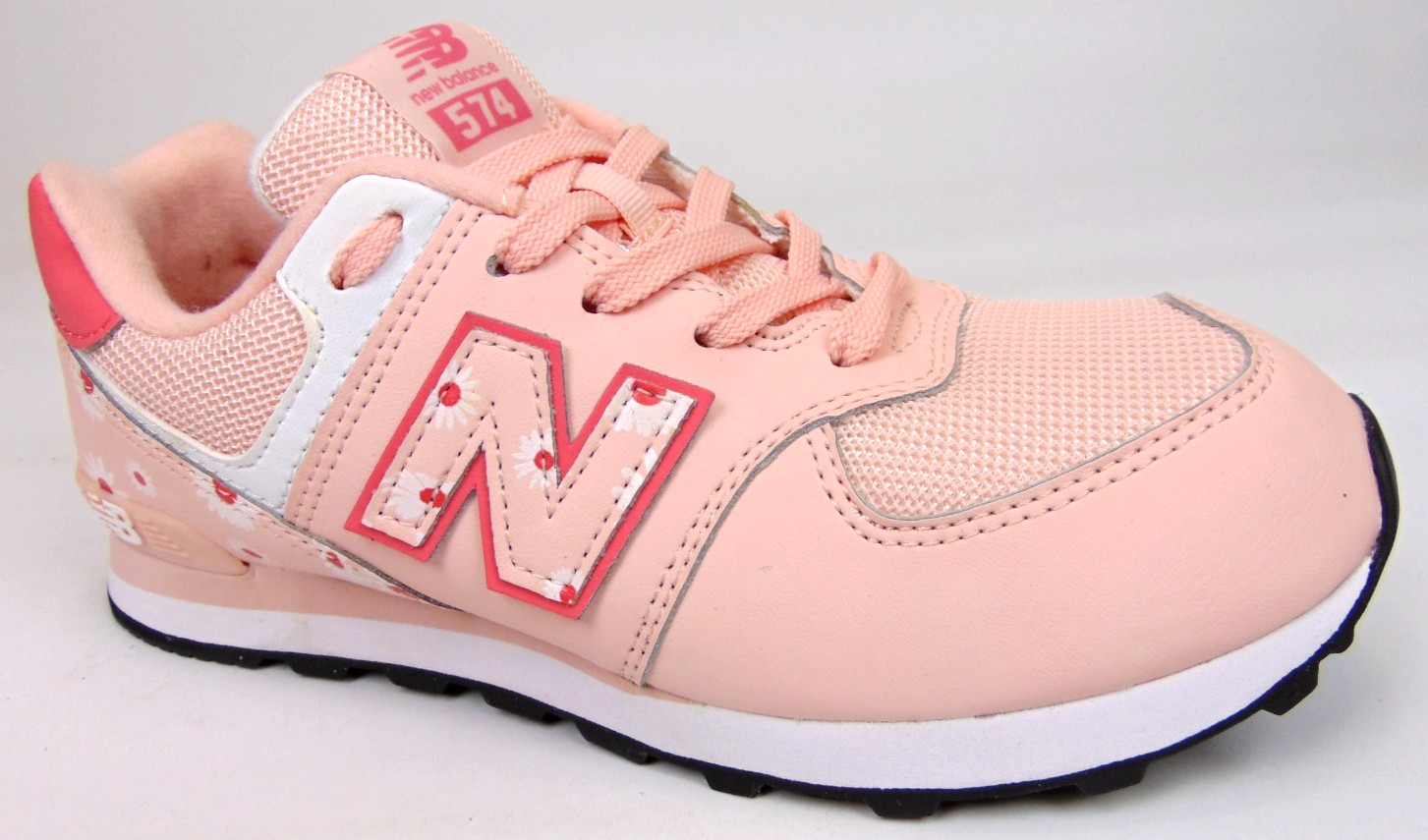New Balance Girls Lace-Up Slip on Iconic 574 V1 Sneaker Shoe
