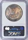 1881-S MORGAN SILVER DOLLAR NGC MS64 CAC REVERSE TONED BEAUTIFUL