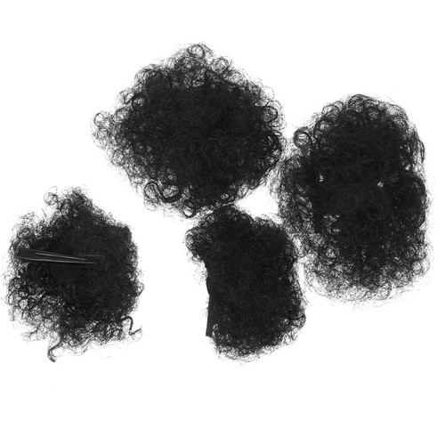 4 Pcs African Children's Wigs Girl Toddler Bun Hair Clip Accessories for Girls - Bild 12 von 12
