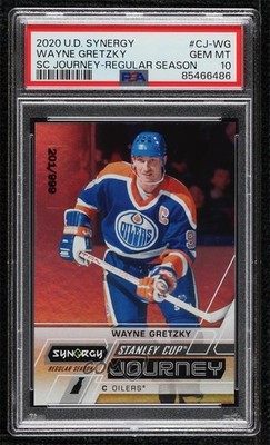 2020 Synergy Stanley Cup Journey Regular Season 201/999 Wayne Gretzky HOF 0i7t