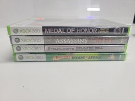 LOT OF 4 XBOX 360 GAMES- FACTORY SEALED XBOX 360 GAMES