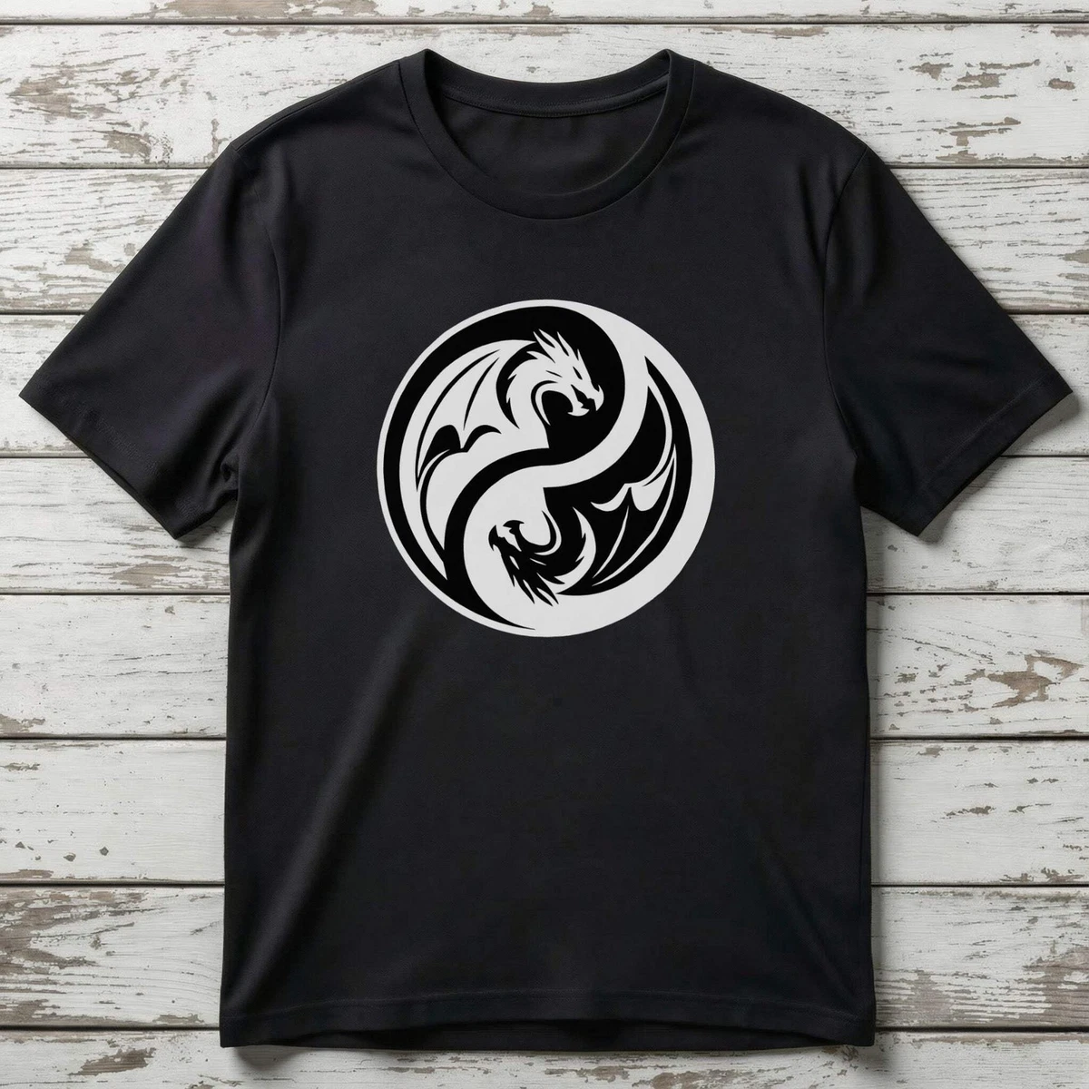 Yin Yang, maglietta da uomo con motivo Yin Yang, ideale come regalo