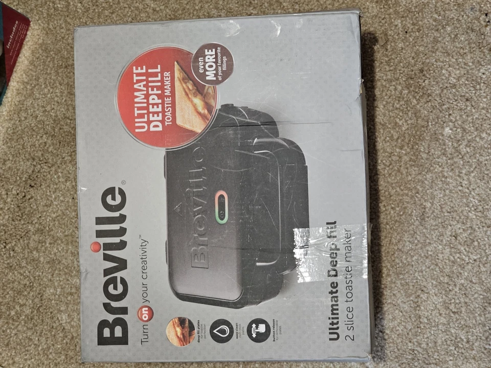Breville VST082 Ultimate Deep Fill Toastie Maker -Black 2 Slice Sandwich Toaster - Image 3 of 4
