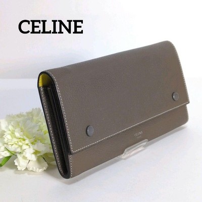 Item Celine CELINE Long Wallet Multi function Bicolor From Japan