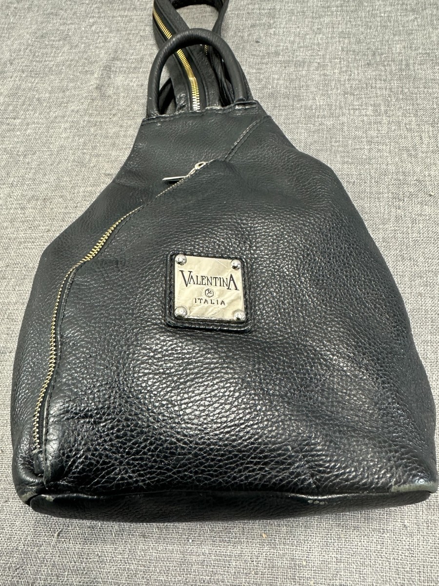 Valentina Women Convertible Backpack/Sling Leather Made In  display picture 2