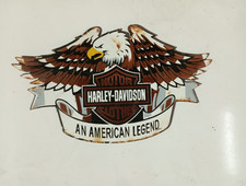 HARLEY-DAVIDSON PORCELAIN ENAMEL SIGN SIZE 7x11