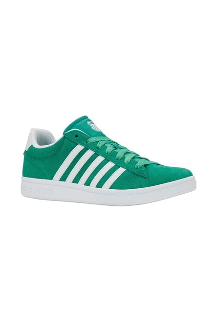 K-SWISS Court Tiebreak II SDE Herren Leder Sneaker Schuhe 09492-381 grün