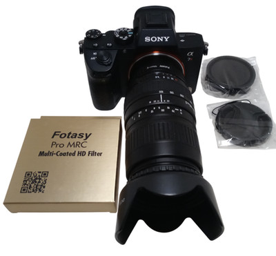 Sony E-mount adapted SIGMA 100-300 mm F/4.5-6.7 DL Telephoto Zoom Lens