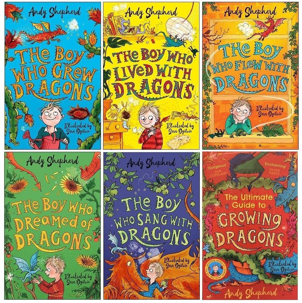 The Boy Who Grew Dragons Series 6 Books Collection Set by Andy Shepherd