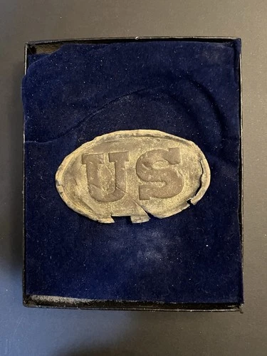 Civil War Brass Cartridge Box Plate Civil War Relic