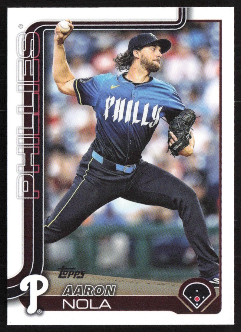 2025 Topps Series 2 Base Aaron Nola Philadelphia Phillies #454