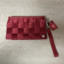 Harveys Seatbelt Bag Clutch Wallet Mini Collection Mercedes Benz Edition Red