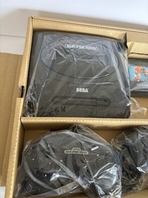 Sega Genesis Model 2 System In Original Box In Great Working Condition & Sonic 2