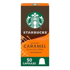 Starbucks - Nespresso Original Line, Caramel Flavored Coffee, 50 Capsules