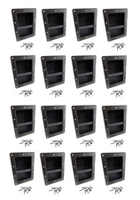(16 PACK) PROCRAFT TYH-32 Blk Recessed Bar Handle for PA Cabinet & Cases w/Screw