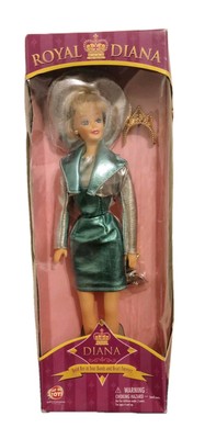 Royal Princess Diana Barbie Doll Princess Of Wales Doll Way Out Toys Teal Rare