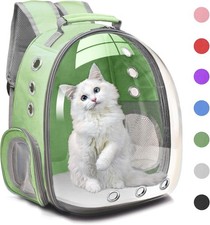 Travel Backpack Bubble Carrying Bag for Small Medium Dogs Cats, Space Capsule...
