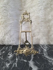 Victorian Style Tabletop Easel Art Display Stand Vintage Stands 9"x 4"