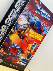 Sega Saturn X-Men Children of the Atom Boxed Game with Manual