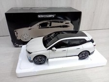 MINICHAMPS 1/18 BMW iX 2022 Mineral White Metallic Diecast Model Car New