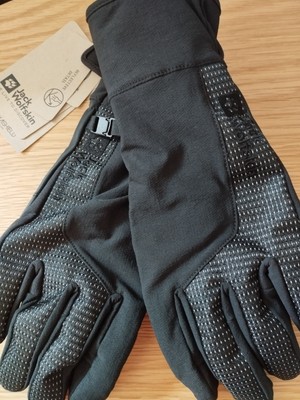 Neu Jack Wolfskin Handschuhe Multifunktionshandschuhe Winter schwarz Unisex Gr S
