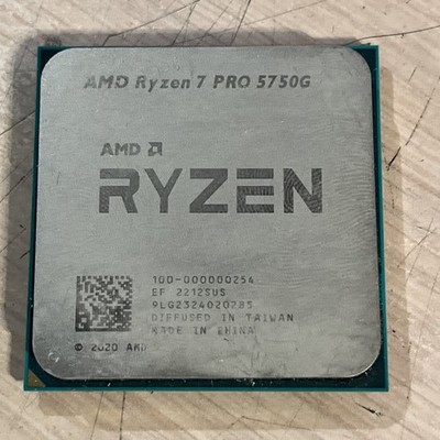 AMD RYZEN 7 PRO 5750G 3.8GHZ 8-CORE 16-THR 65W R7 5750G AM4 CPU PROCESSOR