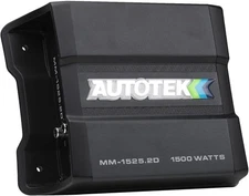 Autotek MM-1525.2D Mean Machine 1500W Class D 2-Channel Car Audio Amplifier