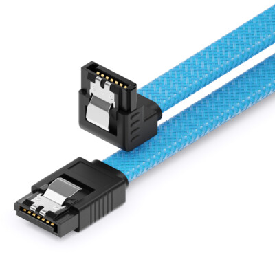 0,3m SATA 3 Kabel Nylon bis 6Gbit/s für PC HDD SSD Festplatte CD DVD Datenkabel