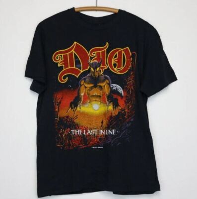 Dio Last In Line Heavy Metal Rock Band T-Shirt