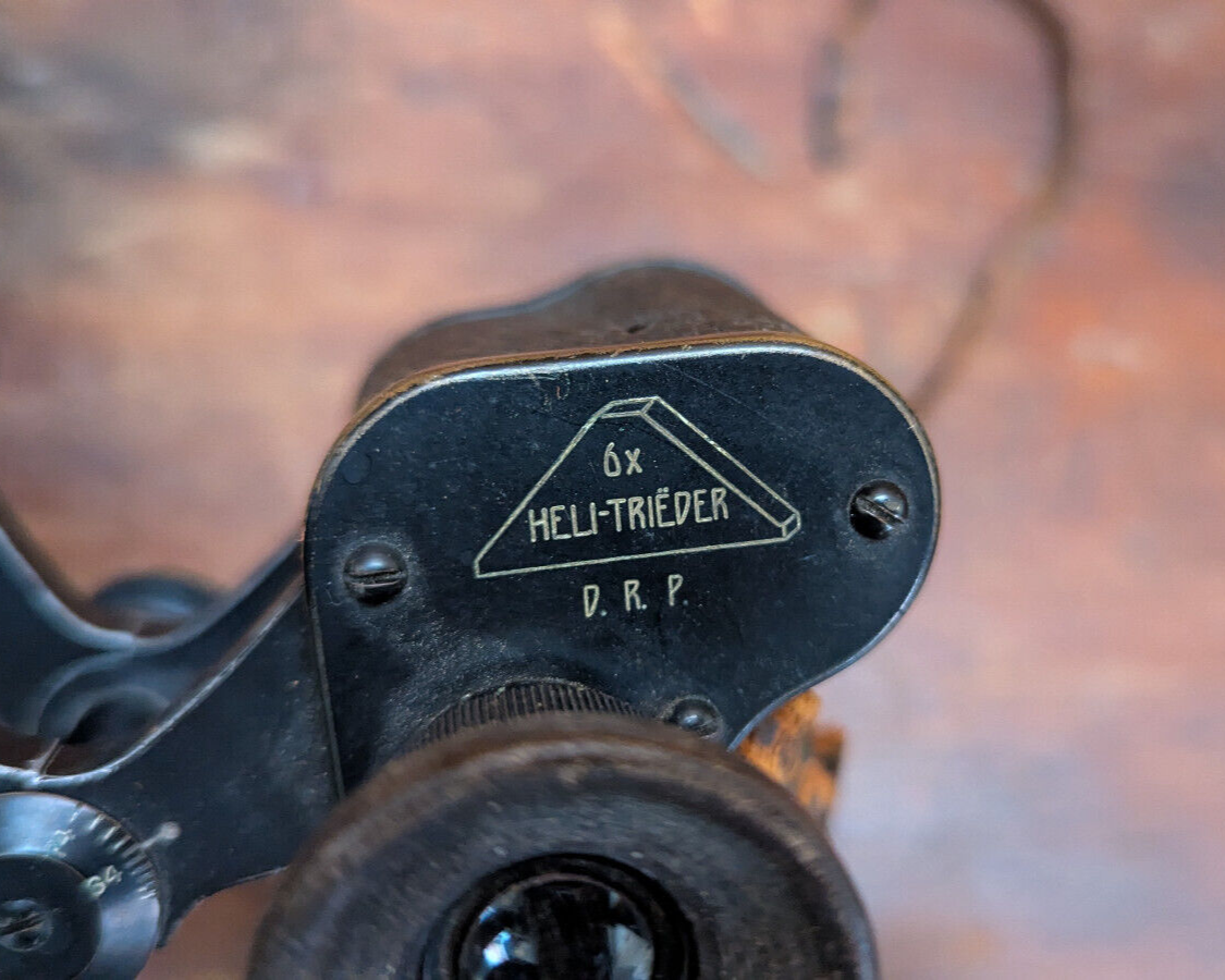 Binoculars C.P. Goerz Berlin - 6x Heli Trieder D.R.P.