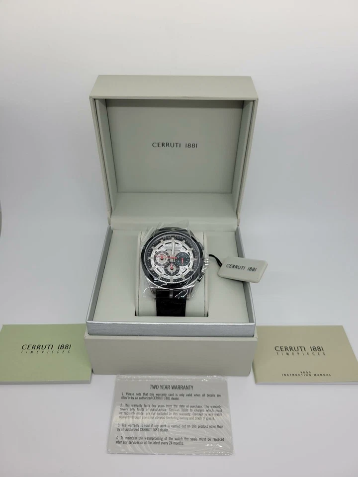 $795 MSRP | Cerruti Veliero Sport Classic Chronograph Men's Swiss Watch CRA28302 - Image 2 of 4