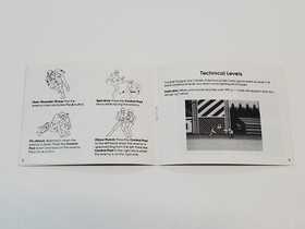 Double Dragon Auténtico Original NES Nintendo Manual Solo *Mancha