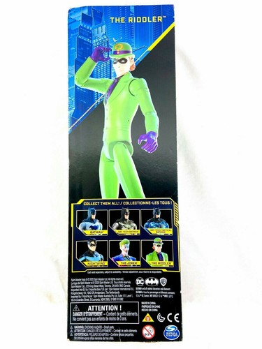 * New * DC COMICS Spin Master 2021 THE RIDDLER 12" Figure 1st Edition - Imagen 2 de 4