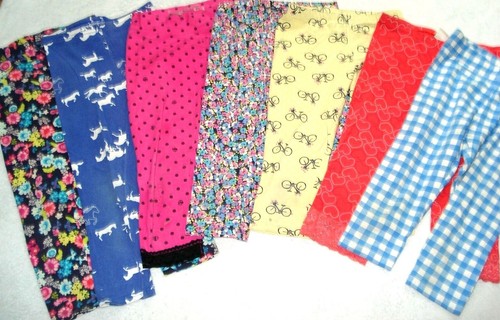 GYMBOREE Floral CHECK STRIPE POLKA DOT Print Knit LEGGINGS Pants 6 7 8 9 - Picture 4 of 40