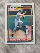 1992 Topps Ryne Sandberg All Star Baseball Card #387