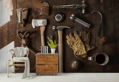 3D Tools In Home Tapete Wandbild Abnehmbare Selbstklebende Aufkleber